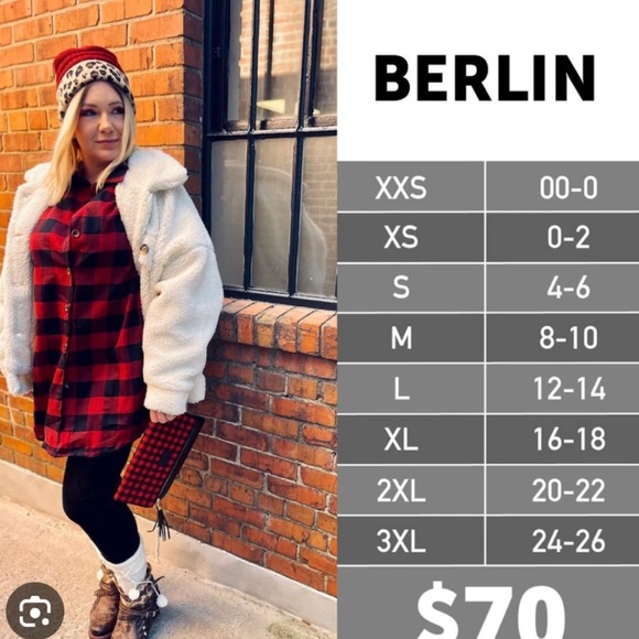 NWT! Plaid Flannel Jacket - Picture 2 of 3